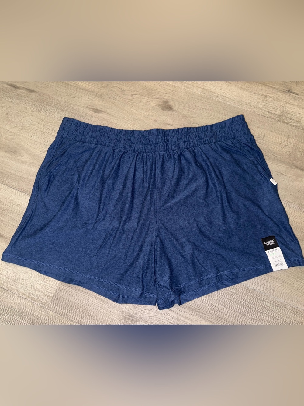 Athletic Works ButterCore Navy Gym Shorts